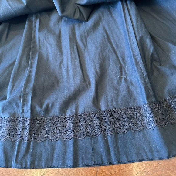 Kate Spade size 8 black Sweeney bow pleated fit and flare mini dresss - Picture 9 of 16